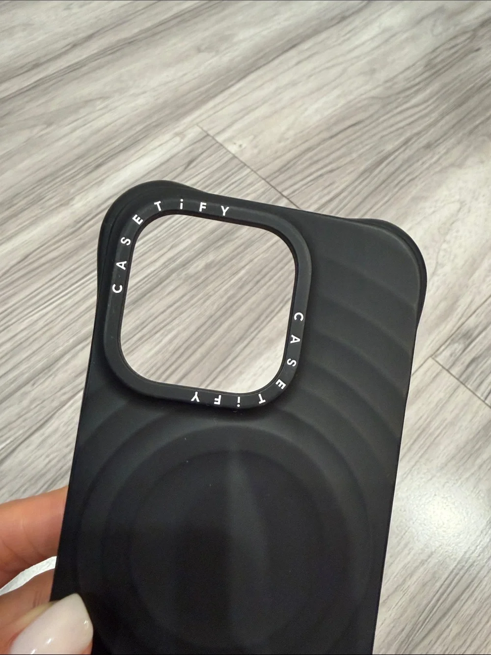 Casetify WaveGrip Protective Phone Case - Black iPhone 16 Pro